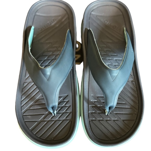 Vionic Blissful Restore Toe/Post Navy/Porcelain Blue Recovery Sandal - Picture 3 of 8